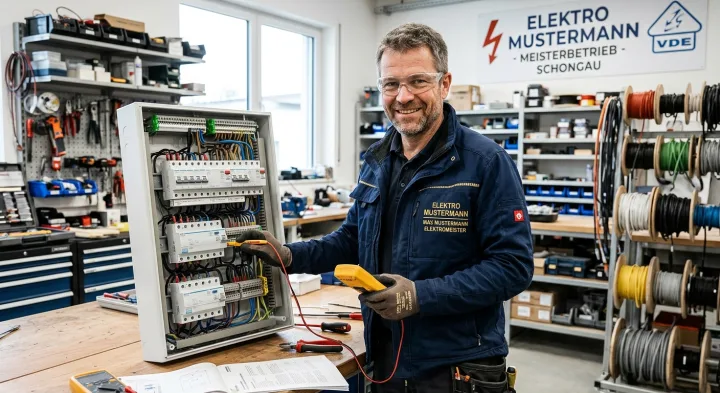 Max Mustermann Elektromeister